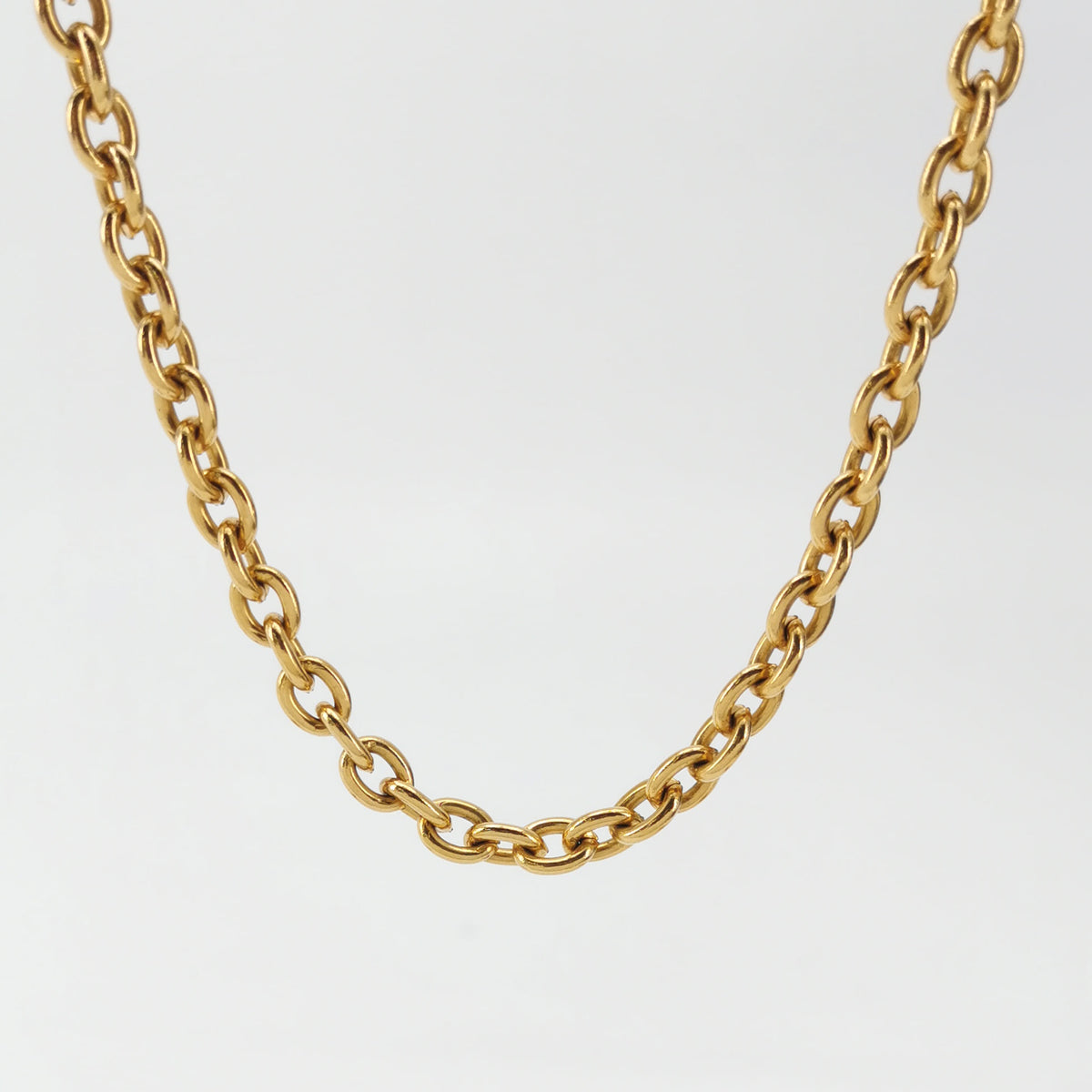 Chanel Vintage Bird Gold-tone Quilted CC Necklace