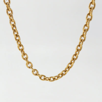 Chanel Vintage Bird Gold-tone Quilted CC Necklace