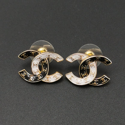 Chanel(24p) Gold-tone Letter CC Earrings