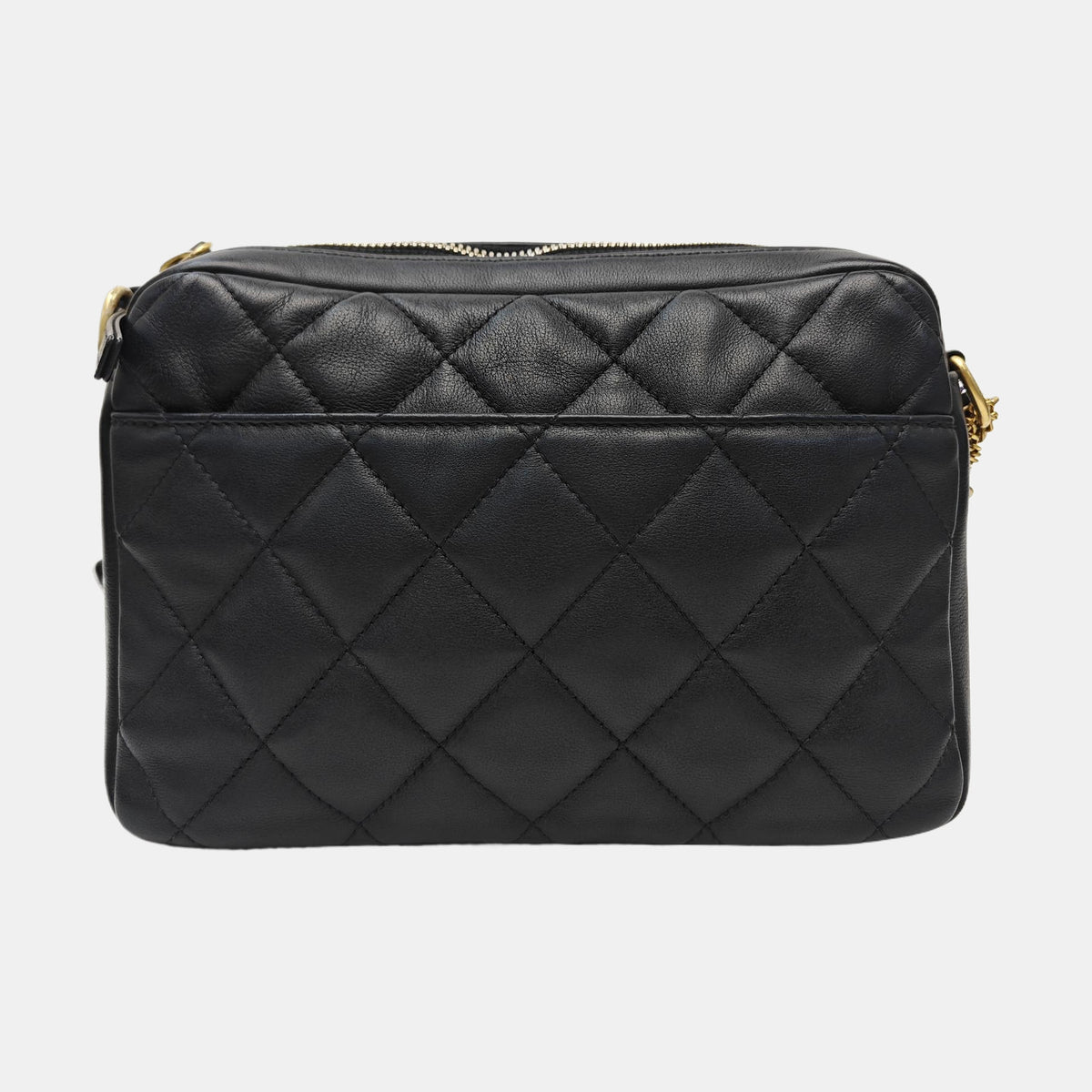 Chanel Small black quilted cowhide shoulder bag