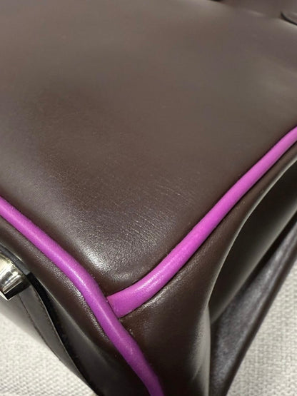 Hermès Birkin 35 - Chocolate Cyclamen