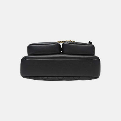 Chanel Small black quilted cowhide shoulder bag