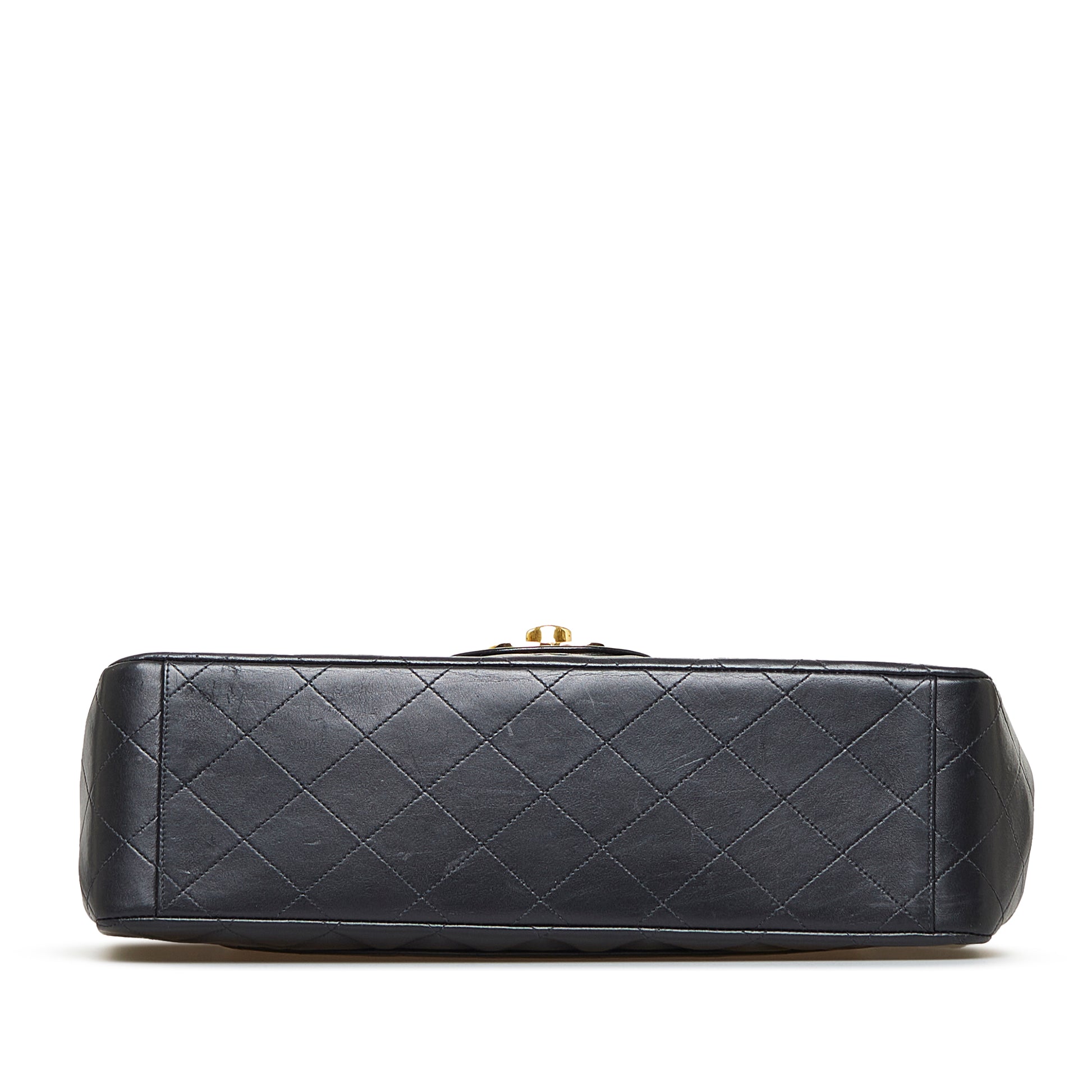 Maxi Classic Lambskin Single Flap Black -  Re-Luxury