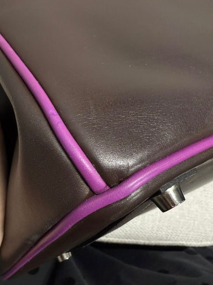 Hermès Birkin 35 - Chocolate Cyclamen