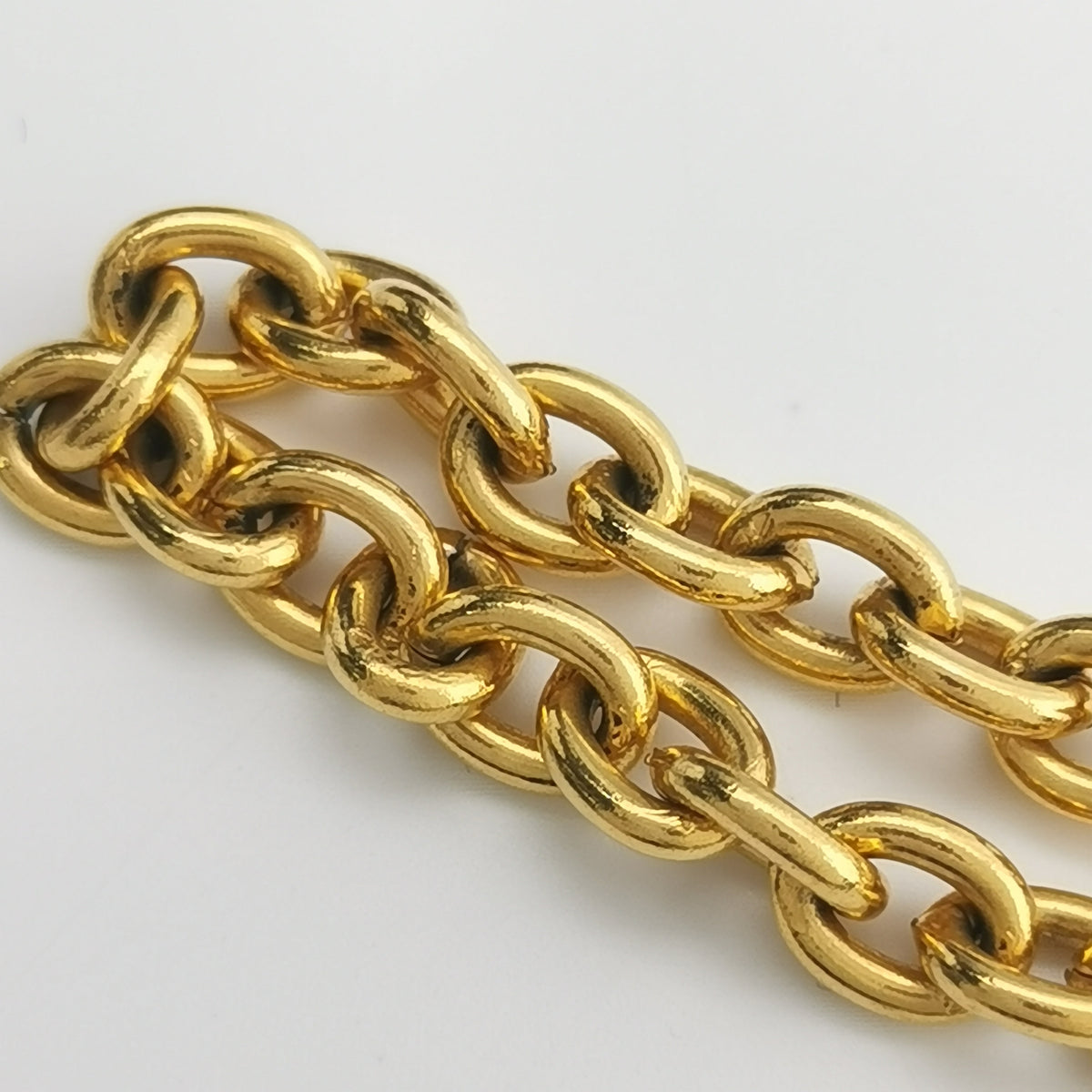 Chanel Vintage Bird Gold-tone Quilted CC Necklace