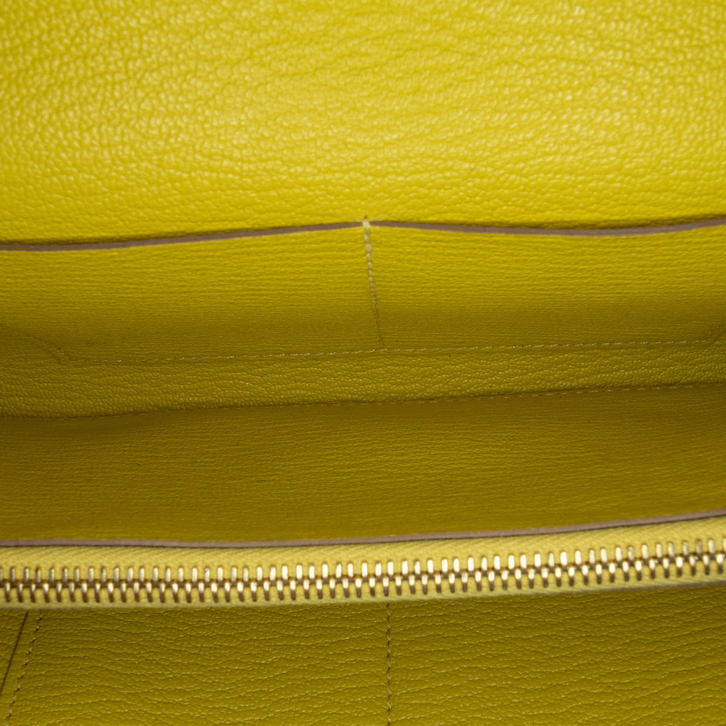 Chevre Kelly To Go Wallet Yellow -  Re-Luxury