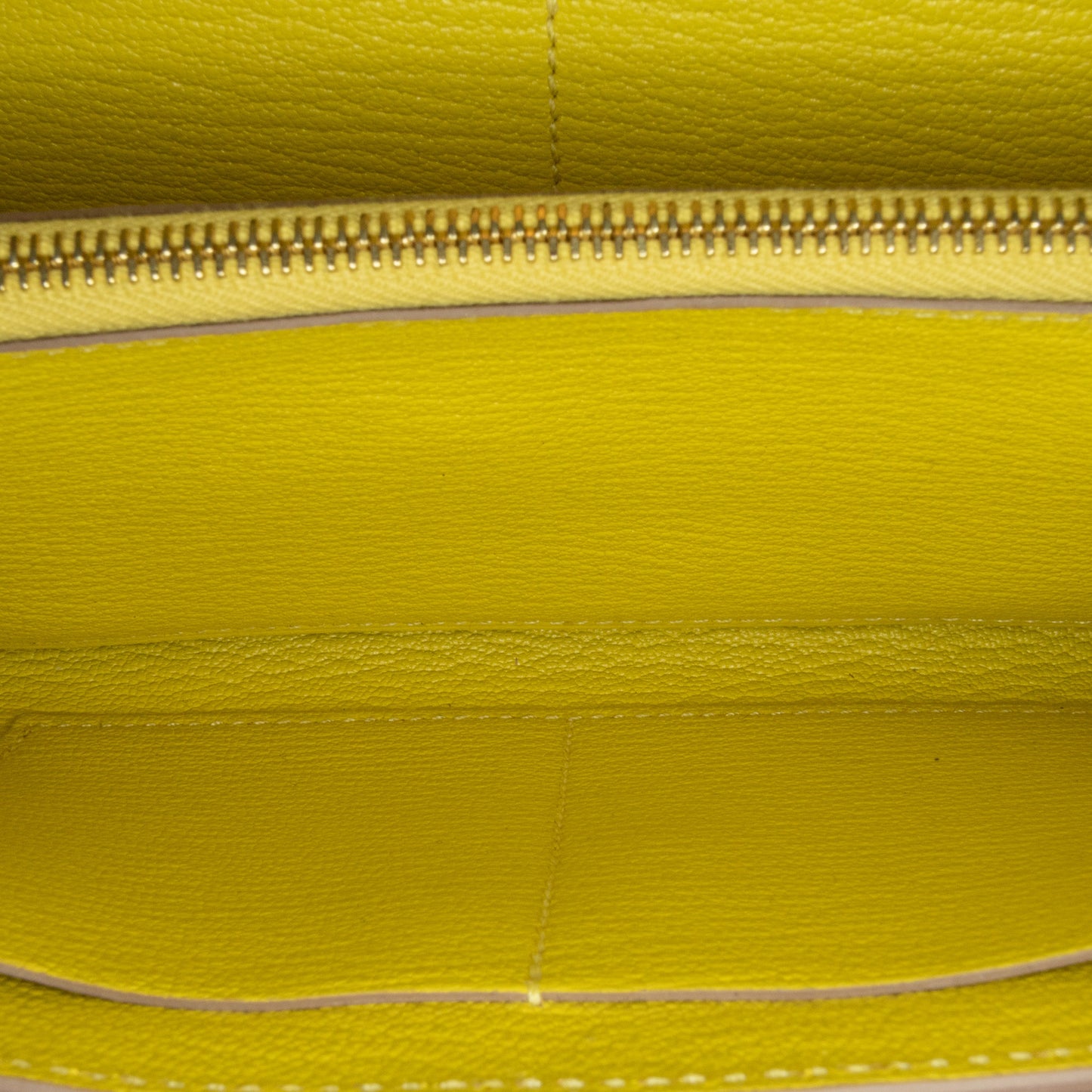 Chevre Kelly To Go Wallet Yellow -  Re-Luxury