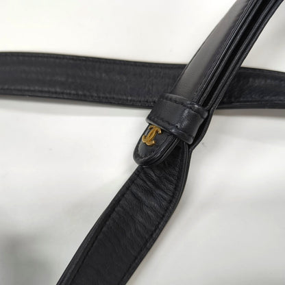 Chanel Small black quilted cowhide shoulder bag