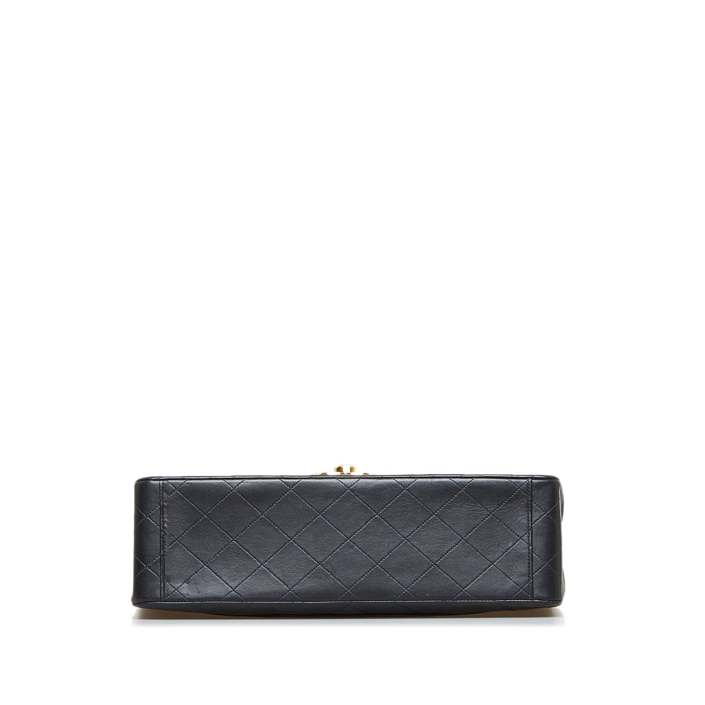 Maxi XL Classic Lambskin Single Flap Black -  Re-Luxury