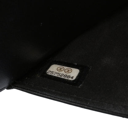 Quilted Caviar Boy Wallet on Chain Black -  Re-Luxury