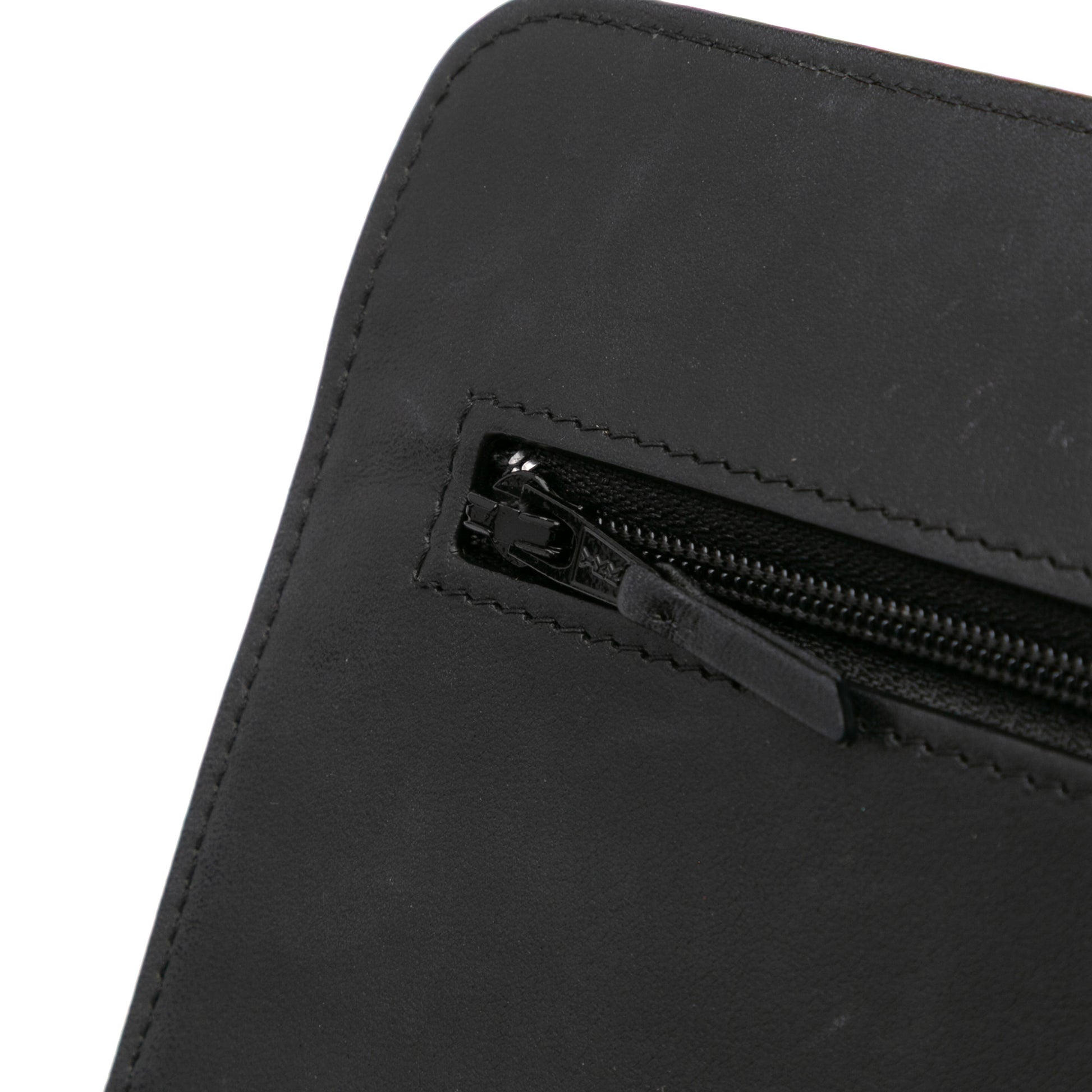 Quilted Caviar Boy Wallet on Chain Black -  Re-Luxury