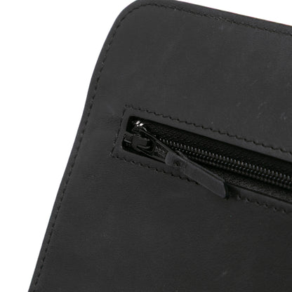 Quilted Caviar Boy Wallet on Chain Black -  Re-Luxury