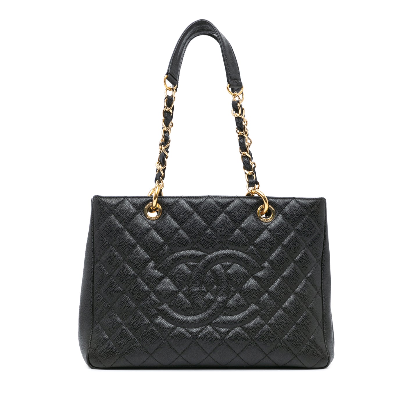 Chanel Black Caviar Grand Shopping Tote