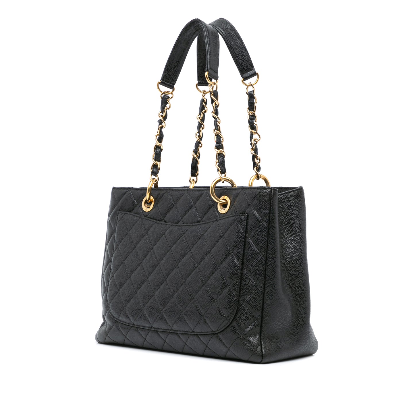 Chanel Black Caviar Grand Shopping Tote