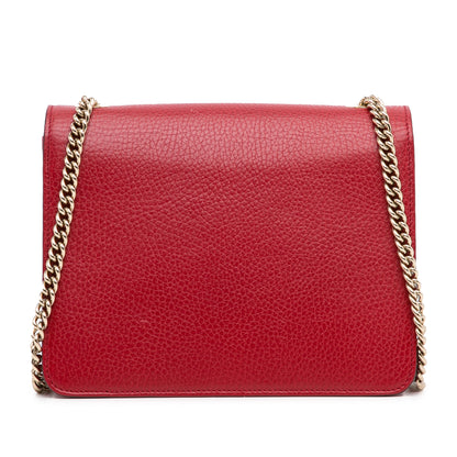 Small Dollar Interlocking G Crossbody Red -  Re-Luxury