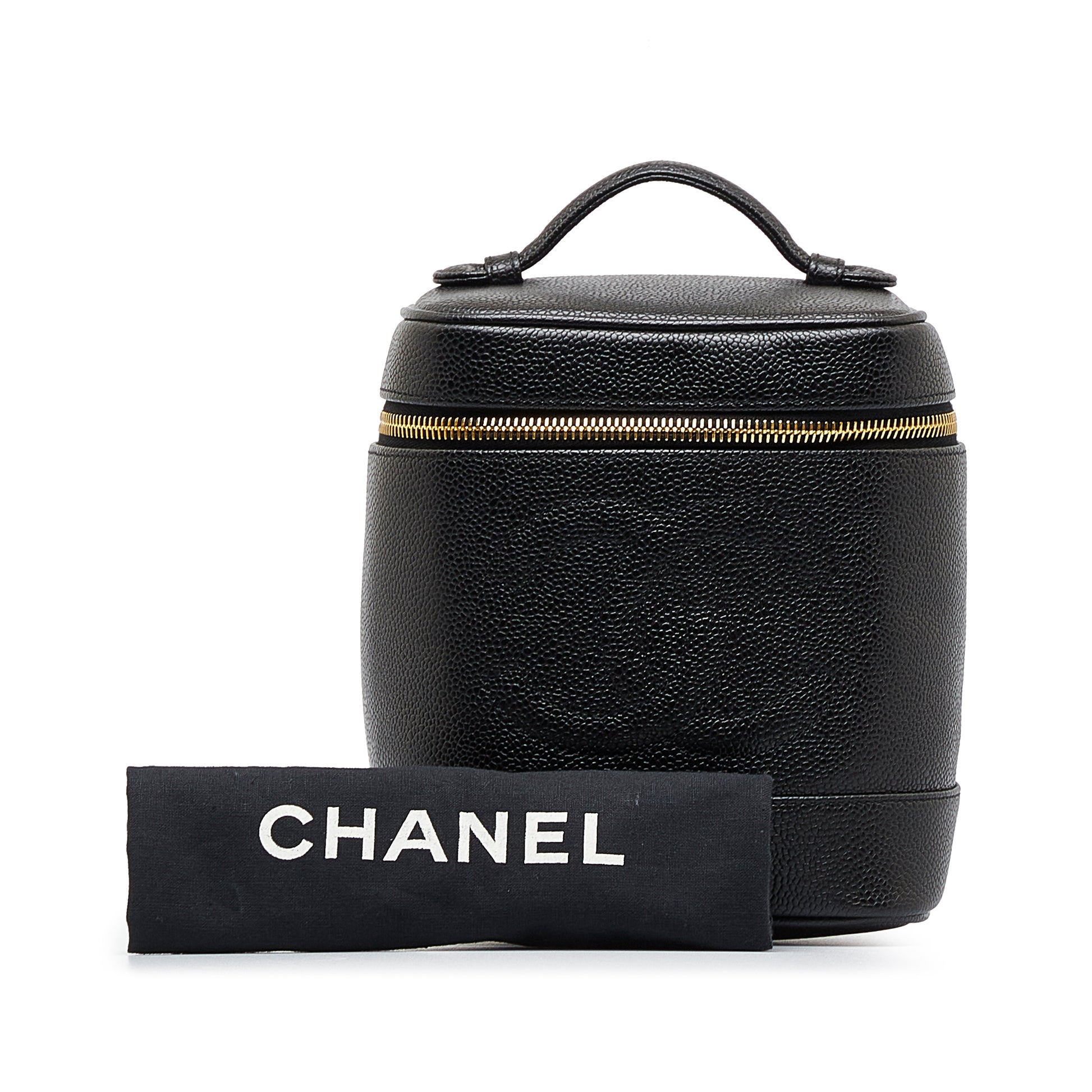 CC Caviar Vanity Bag Black -  Re-Luxury