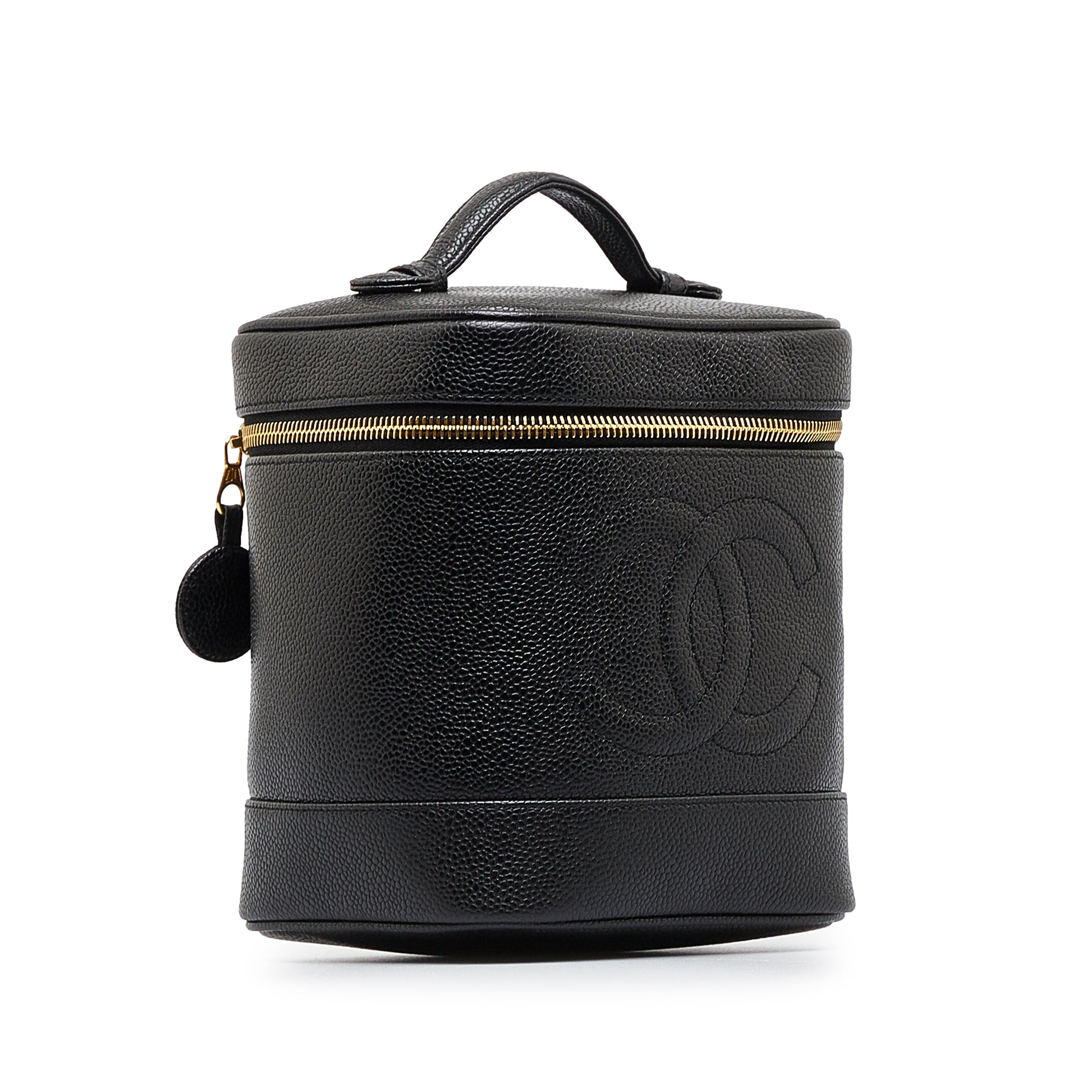 CC Caviar Vanity Bag Black -  Re-Luxury