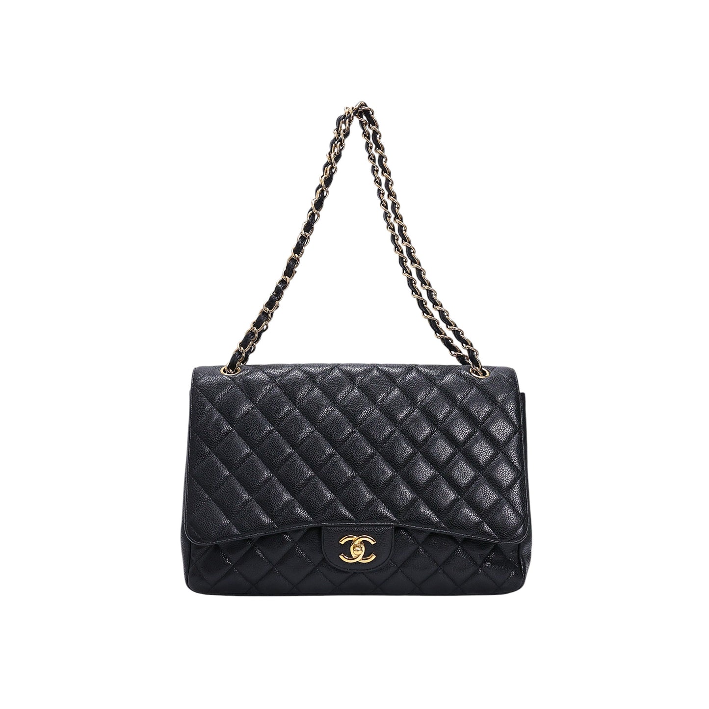 Chanel Classic Flap Bag Maxi Caviar Leather