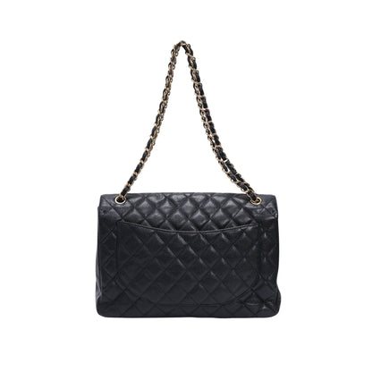 Chanel Classic Flap Bag Maxi Caviar Leather