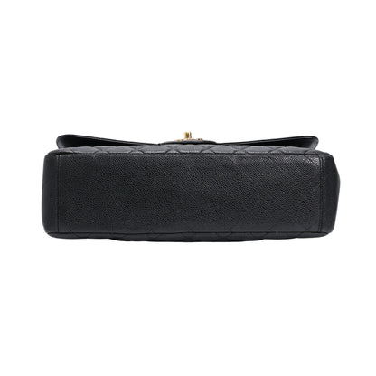 Chanel Classic Flap Bag Maxi Caviar Leather