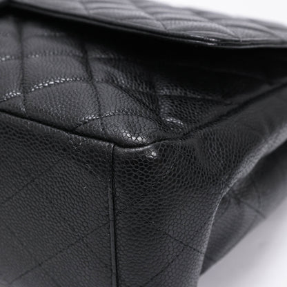 Chanel Classic Flap Bag Maxi Caviar Leather