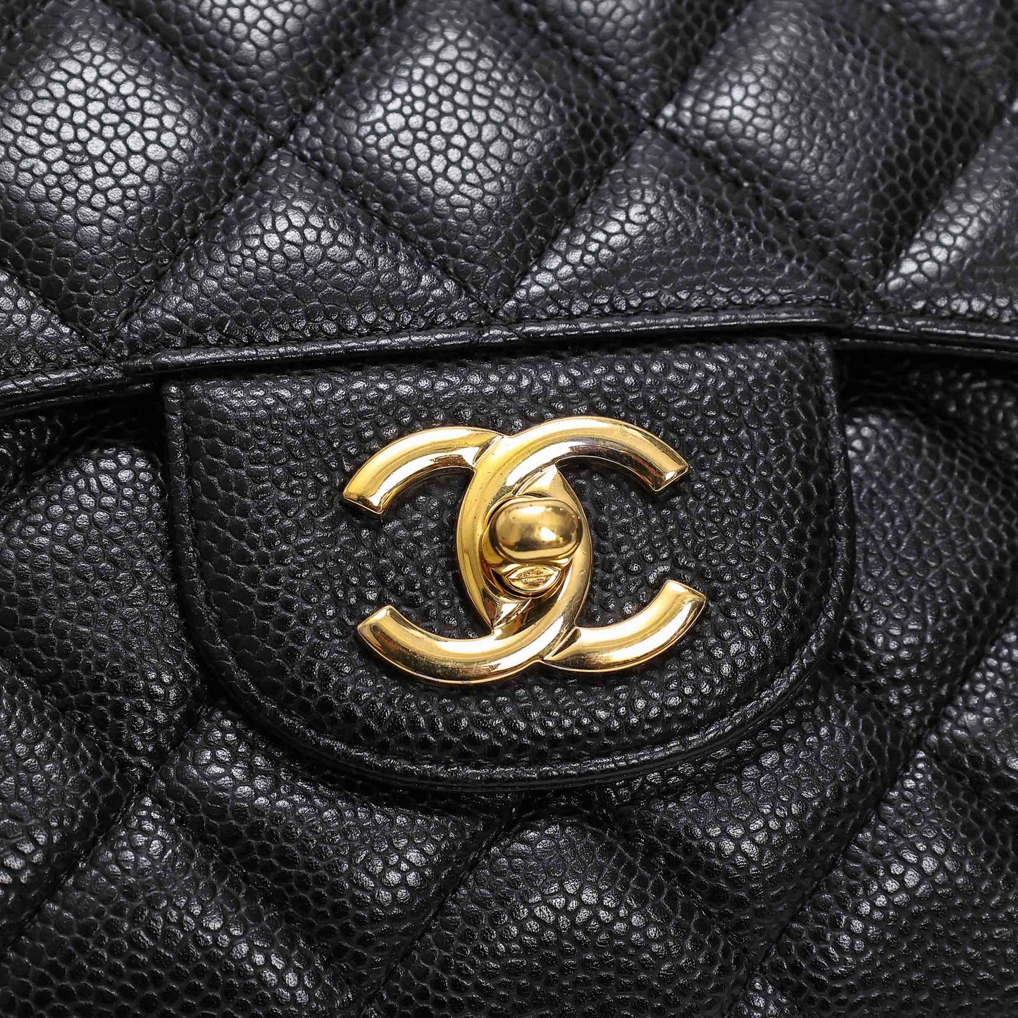 Chanel Classic Flap Bag Maxi Caviar Leather