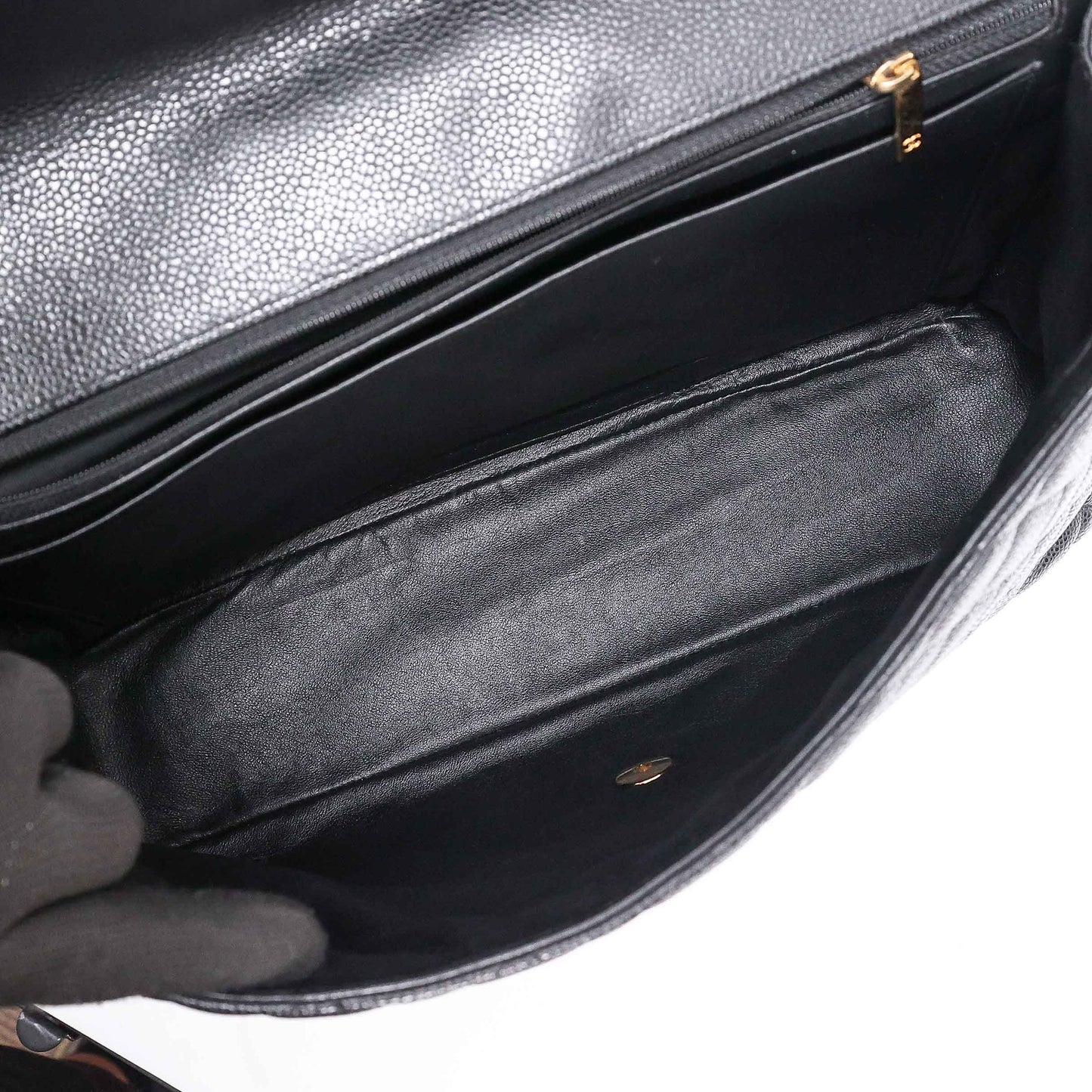 Chanel Classic Flap Bag Maxi Caviar Leather