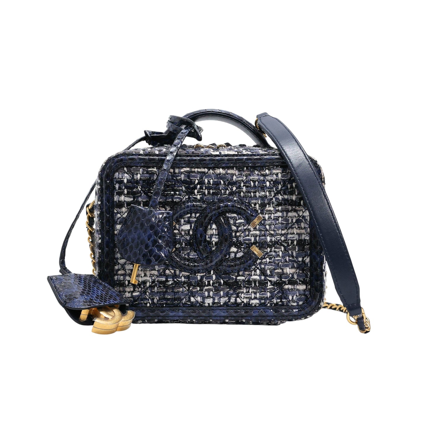 Chanel Vanity Case Tweed Bag