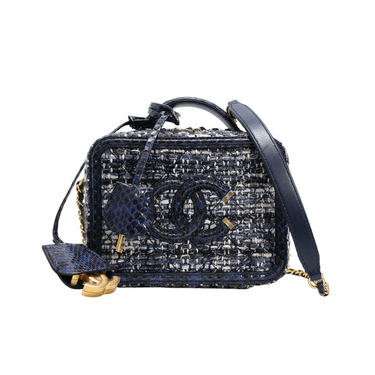 Chanel Vanity Case Tweed Bag