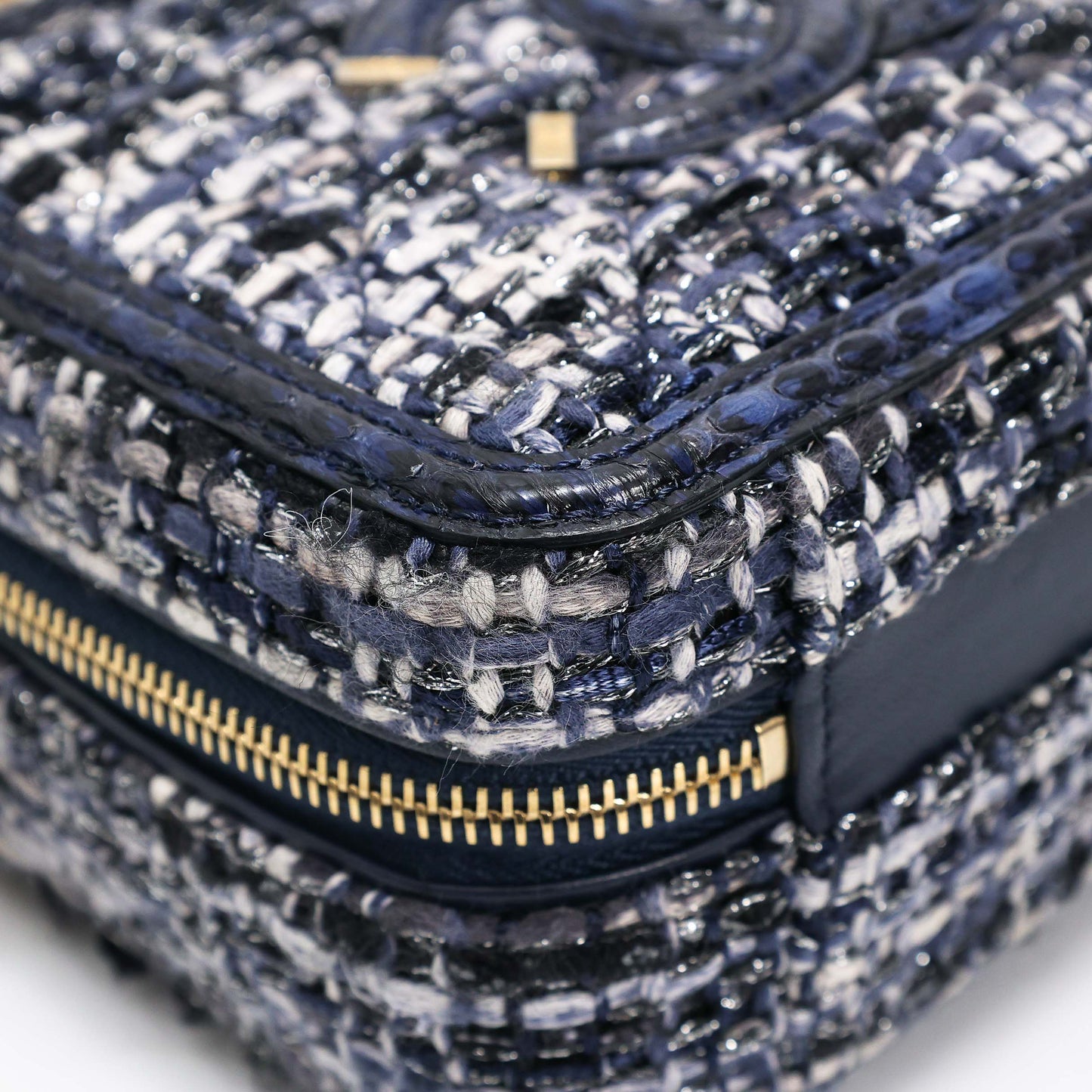 Chanel Vanity Case Tweed Bag