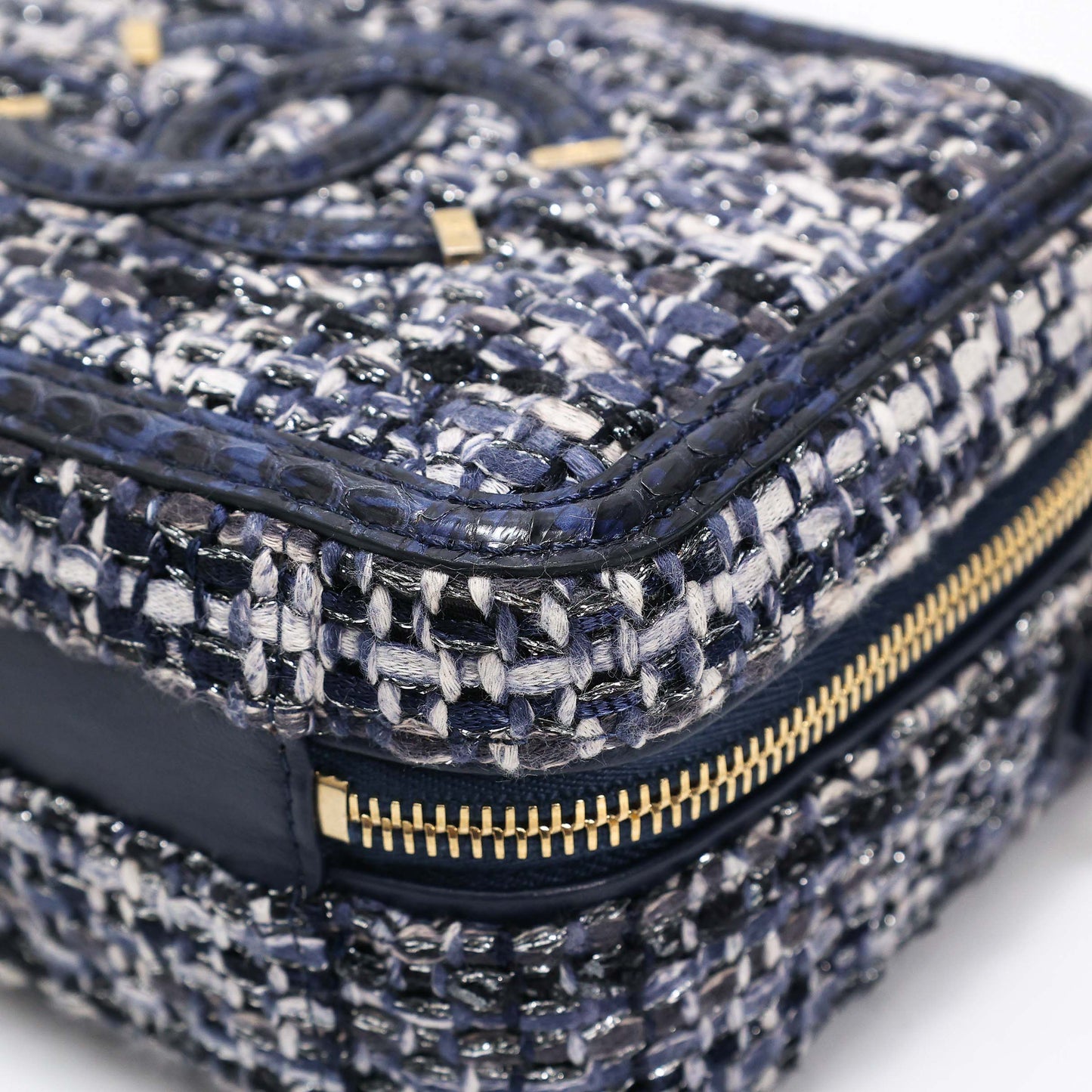 Chanel Vanity Case Tweed Bag