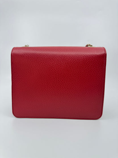 Gucci Small Dollar Interlocking G Crossbody Red