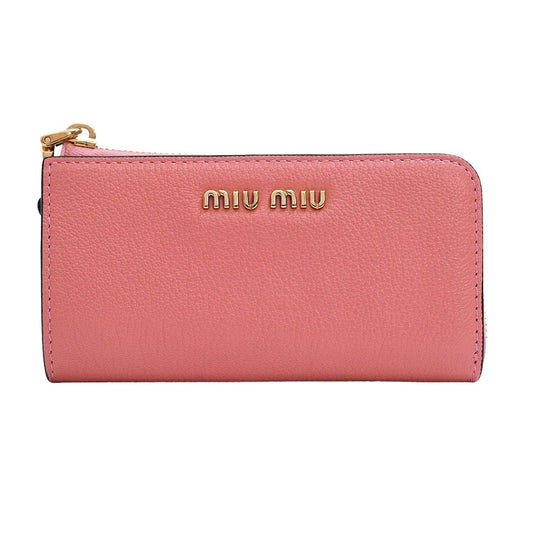 Miu Miu Madras Pink Wallet