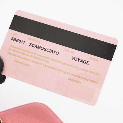 Miu Miu Madras Pink Wallet