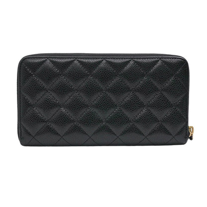 Chanel Classic Long Zipper Wallet - Caviar Leather