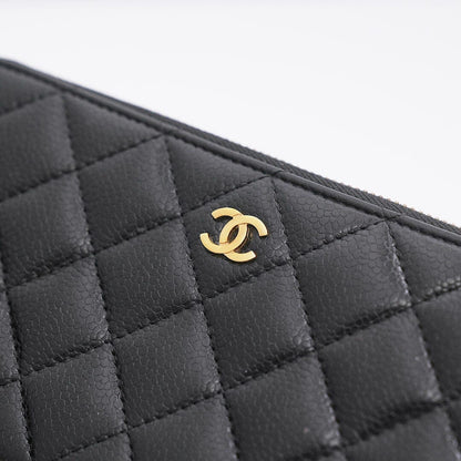 Chanel Classic Long Zipper Wallet - Caviar Leather