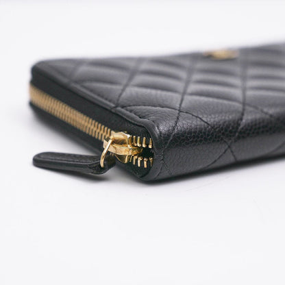 Chanel Classic Long Zipper Wallet - Caviar Leather