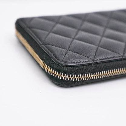 Chanel Classic Long Zipper Wallet - Caviar Leather