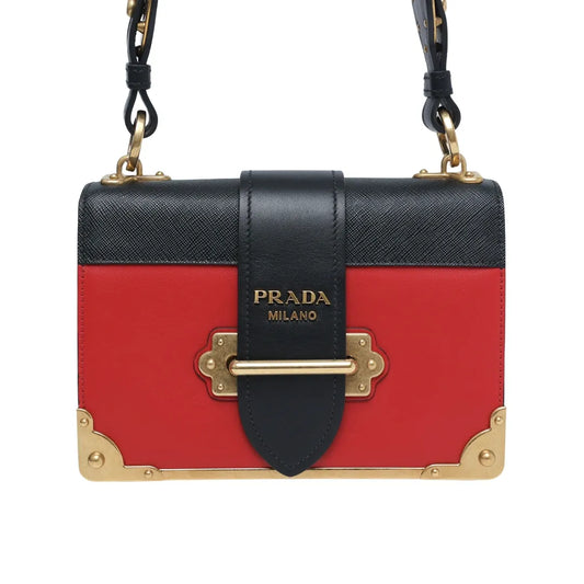Prada Cahier Leather Bag