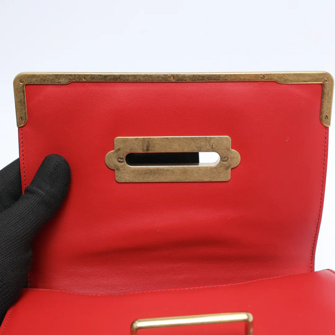 Prada Cahier Leather Bag