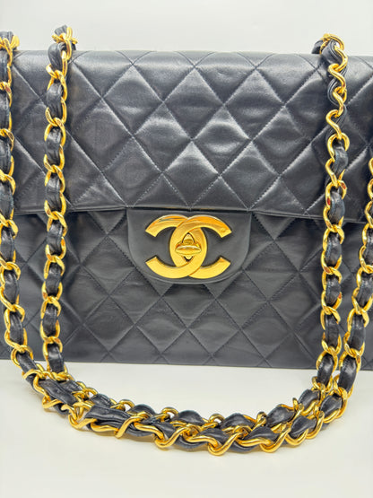 Chanel Maxi XL Lambskin Classic Single Flap Bag