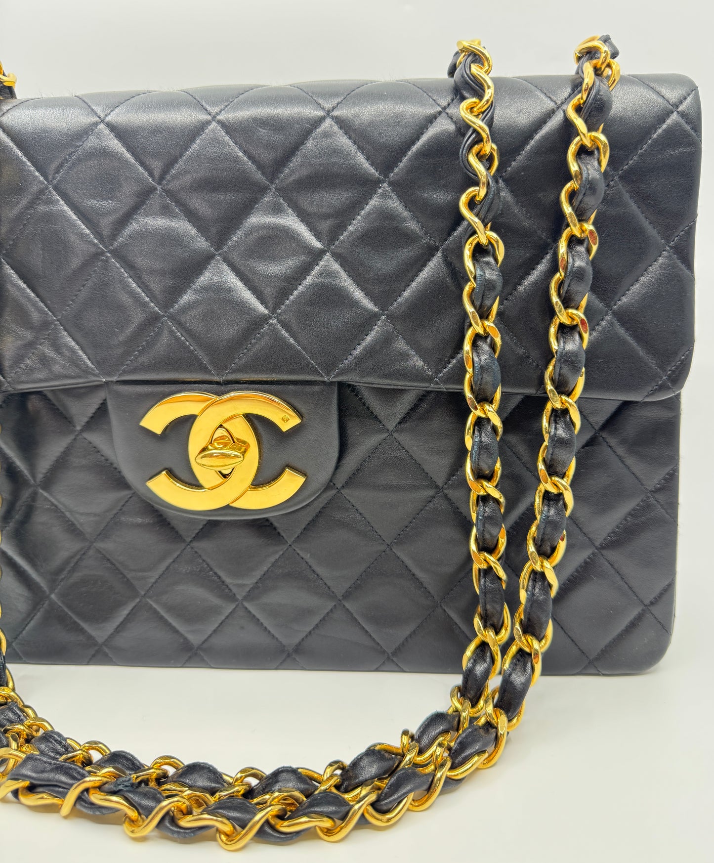 Chanel Maxi XL Lambskin Classic Single Flap Bag