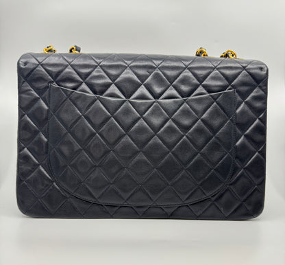 Chanel Maxi XL Lambskin Classic Single Flap Bag