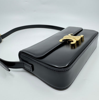 Celine Triomphe Calfskin Claude Shoulder Bag