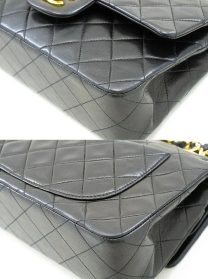 Chanel Vintage Classic Double Flap Bag Quilted Lambskin Small