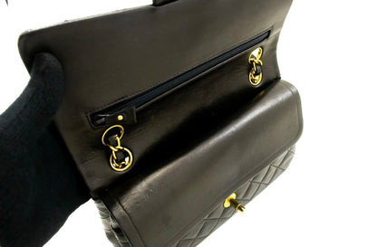 Chanel Vintage Classic Double Flap Bag Quilted Lambskin Small
