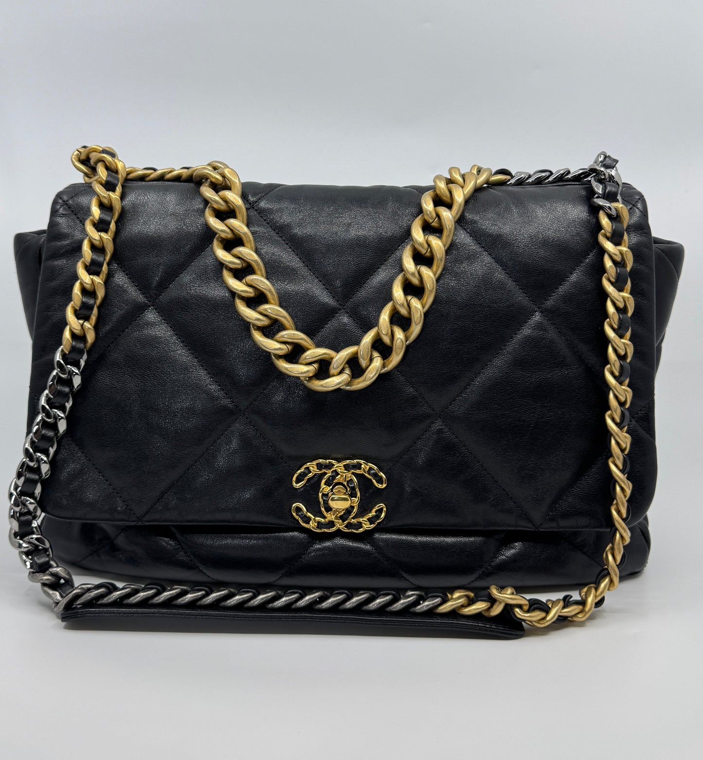 Chanel Maxi Lambskin 19 Flap