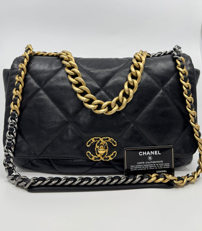 Chanel Maxi Lambskin 19 Flap