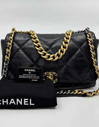 Chanel Maxi Lambskin 19 Flap