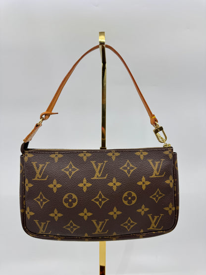 Louis Vuitton Monogram Pochette Accessoires Brown